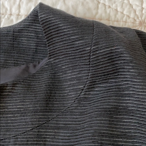 Eileen Fisher black silk jacket, sz S - Picture 4 of 7